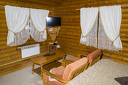 Нощувка в къщичка за до 4-ма души със или без сауна + външен басейн и шезлонги, от Вилно селище Ягода, Боровец