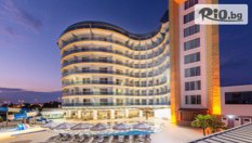 Ранни записвания за почивка в Алания! 7 Ultra All Inclusive нощувки в The Marilis Hill Resort Hotel &SPA 5* + самолетен билет, летищни такси, багаж и трансфери, от Онекс Тур