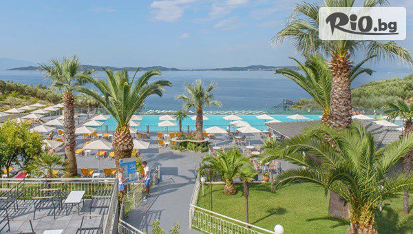 Ранни записвания за почивка на първа линия в Урануполи, Халкидики! 5 или 7 All Inclusive нощувки в Akrathos Beach Hotel 4* + басейн, шезлонги и чадъри на плажа, от Ambotis Holidays