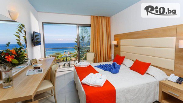 Лятна почивка на остров Родос на първа линия! 4 нощувки със закуски в Blue Horizon Hotel 4* + самолетен билет и трансфер, от Далла Турс