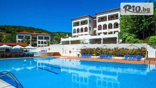 Ранни записвания за почивка на първа линия в Урануполи, Халкидики! 7 All Inclusive нощувки в Xenios Theoxenia Hotel 4* + шезлонги и чадъри на плажа, от Ambotis Holidays