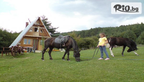 Конна езда сред природата за 1 час с 30% отстъпка, от Приключенска къща & конна база Русалиите край Разлог