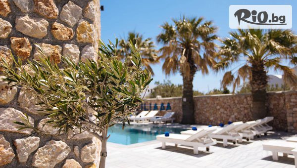 Майски и Великденски празници на Санторини! 3 или 4 нощувки със закуски + басейн, шезлонг и чадър в Iliada-Odysseas Resort 3* + самолетен билет, от Солвекс