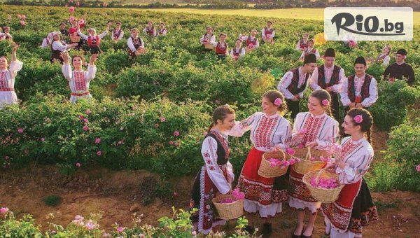 Еднодневна автобусна екскурзия за Празника на Розата в Казанлък на 31 Май и на 2 Юни + водач, от Рикотур