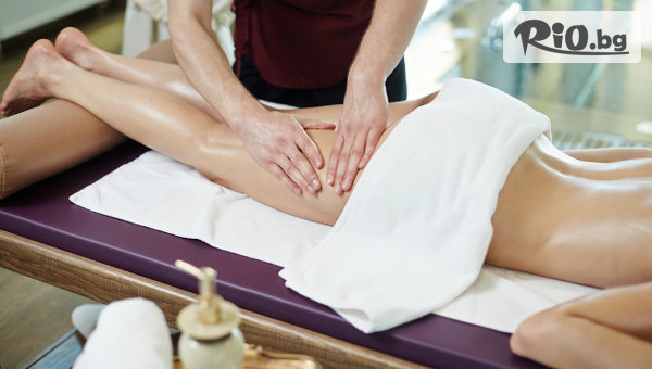 Антицелулитен масаж на проблемни зони с масло от капсайцин (екстракт от люта чушка, от Alga Beauty &Spa