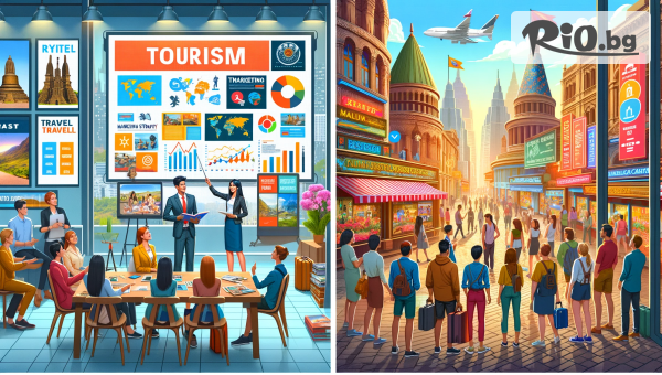 Маркетинг в туризма - онлайн курс с 6-месечен достъп с безплатен дигитален сертификат и бонус курс Project Management със 77% отстъпка, от Европейска Академия