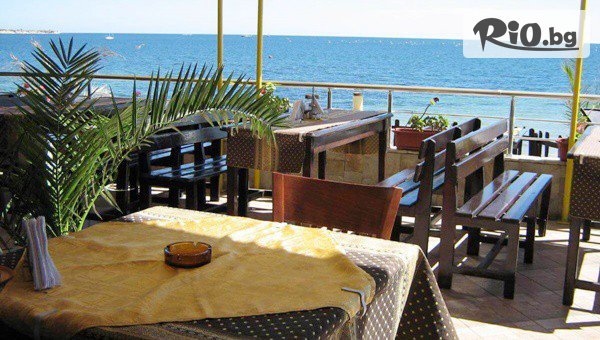 Лятна почивка на първа линия на плажа в Равда! 5 нощувки със закуски и вечери в стая с изглед Море, от Хотел Блян