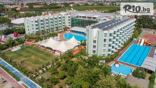 Ранни записвания за Нова година в Кушадасъ! 4 All Inclusive нощувки + Новогодишна Гала вечеря в Hotel Grand Belish 5* + безплатно за дете до 11.99г