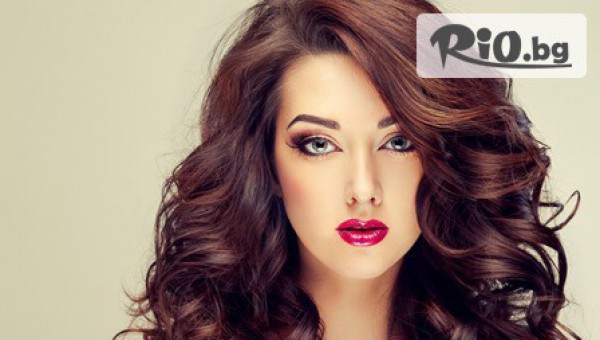 Арганова терапия или Ламиниране на коса с кератин + изсушаване право на четки  на цена от 7.90лв, от Студио-V