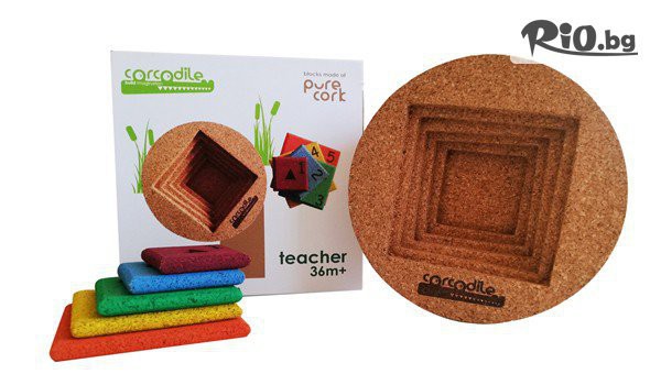 Подарък за детето! Комбинирана игра с форми, цветове и цифри с 45% отстъпка, предоставено от Corcodile