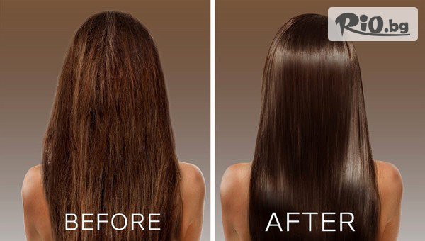 Трайно изправяне на косата с био продукти с 34% отстъпка, предоставено от Салон The Mirror