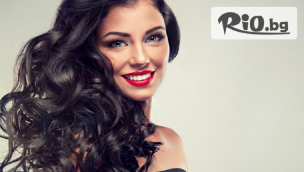 Съживяване на коса с арганова маска и масло, Обезцветяване на коса, Трайно къдрене, Трайно изправяне или Официална прическа на цена от 5.90лв, от Салон за красота Ранок