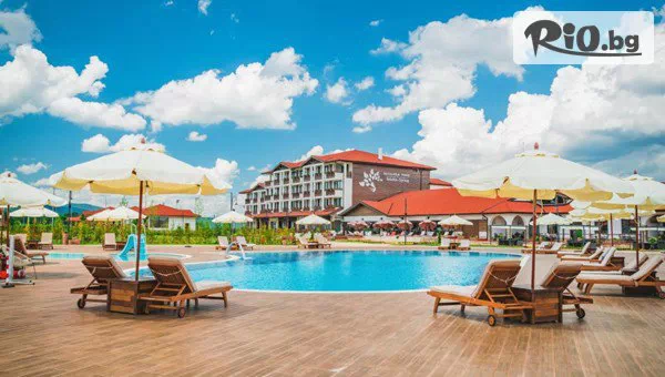 Лукс и релакс в СПА Комплекс Белчински Извор 5*, Белчин баня през 2026г.! Нощувка със закуска за двама + минерални басейни и релакс зона