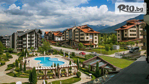 Прохладна лятна почивка в Банско - важи за празници! 3, 5 или 7 нощувки, закуски, обеди, вечери с жива музика + релакс зона, вътрешен и външен отопляем басейн от Хотел Aspen Resort