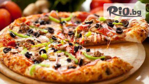 Хапни за 4,99 лв! Пица + десерт или Пържен сафрид и зеленчуци на туч в Пицария Патриарха