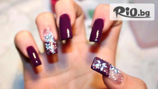 Ноктопластика с удължители и гел + лакиране с НЕОГРАНИЧЕН брой декорации - за 13.80лв, от Салон за красота Алая