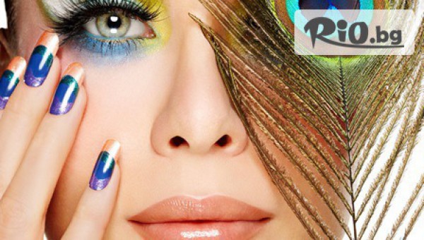 Маникюр с гел лак Bluesky или SNB, плюс декорации само за 9.90лв, от Салон за красота Рени