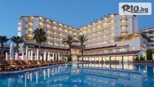 Нова година в Сиде с чартърен полет от София, Пловдив или Варна! 4 All Inclusive нощувки в Febeach Hotel 4* + закрит отопляем басейн