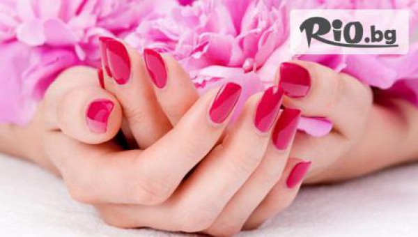 Пролетно настроение! Маникюр с гел лак SNB + неограничен брой декорации или Парафинова терапия на ръце на цена от 4.90лв, от KR Beauty Studio