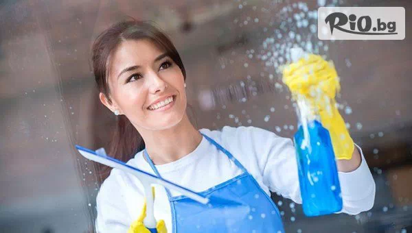 Двустранно почистване на прозорци и дограма в дом или офис до 70 кв.м. или до 100 кв. м., предоставено от АТТ-Брилянт