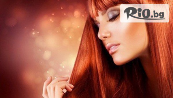 Масажно измиване, маска според типа коса, изправяне със сешоар или букли с преса на цена от 9.90лв, от Студио Persona