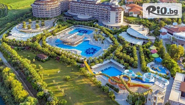 5-звездна почивка в Сиде, Турция! 7 ALL INCLUSIVE нощувки + собсвен плаж и СПА в Sunmelia Beach Resort Hotel & SPA 5* с автобусен транспорт от Варна, Обзор, Слънчев бряг, Бургас