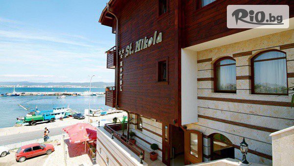 Септемврийска почивка в Стария Несебър - с изглед към морето! Нощувка и възможност за закуска, от Хотел Свети Никола