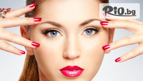 Маникюр с гел лак Gelish и 2 декорации, от Студио за красота Лили