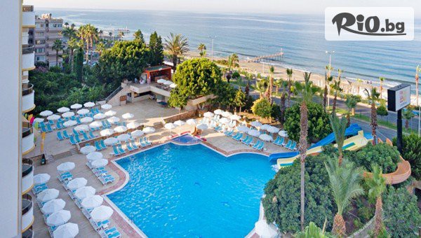 5-звездна самолетна почивка на брега на морето в Алания на ТОП цена! 7 All Inclusive нощувки в Prestige Alanya 5* + открит басейн, СПА и 3 водни пързалки, с полет от София