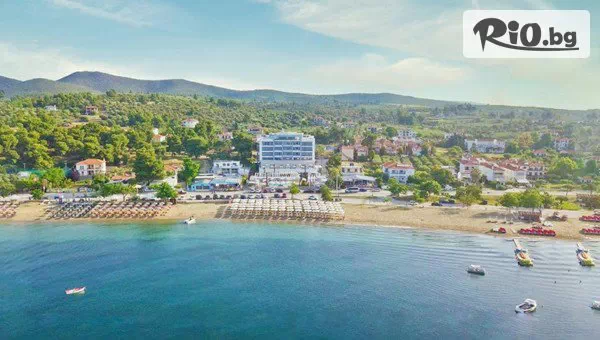 Луксозна лятна почивка на първа линия в Elinotel Sermilia Resort 5*, Ситония, Халкидики! 5 All Inclusive нощувки + басейн, чадъри и шезлонги на плажа до 8 Октомври