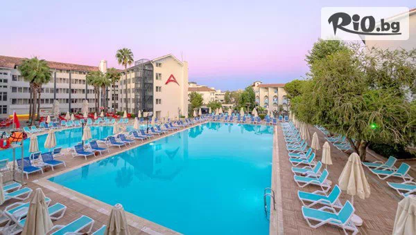 Самолетна почивка в Armas Bella Sun 5* Турция, Сиде! През Май и Юни 7 Ultra All Inclusive нощувки + 2 басейна с 2 водни пързалки