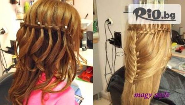 Плитка по избор, Изсушаване + плитка, с или без подстригване от 2,90 лв. в Студио за красота "Magy Style"!