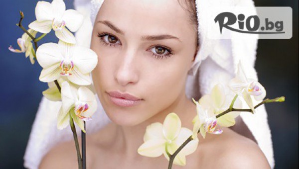 Масаж на околоочен и околоустен контур с хидратиращо олио + дълбоко почистване под вапозон с гел-скраб с италианска козметика, от Салон за красота