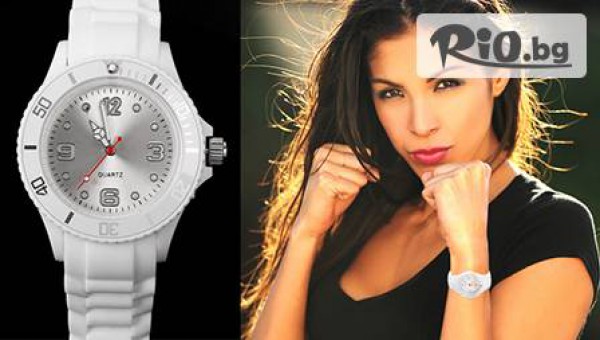 В ЧАС с модата! Силиконов унисекс часовник само за 9,90 лв. от FestShop-BG
