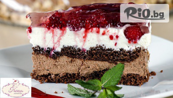 Апетитно парче торта + каничка ароматен насипен чай по избор само за 3.50лв, от Sweeterie KOKO