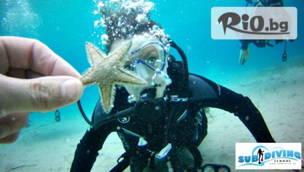 Един урок по водолазно гмуркане в басейн Спартак - за 29.90 лв на човек, вместо за 60 лв. от Водолазно училище "Sub Diving"