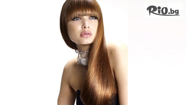 Кератинова терапия за коса + прав сешоар с или без подстригване, от Студио за красота Силвана