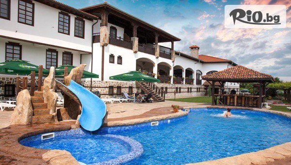 Делнична почивка в Старосел до края на Септември! Нощувка със закуска + винен тур, СПА и минерални басейни, от Комплекс Старосел