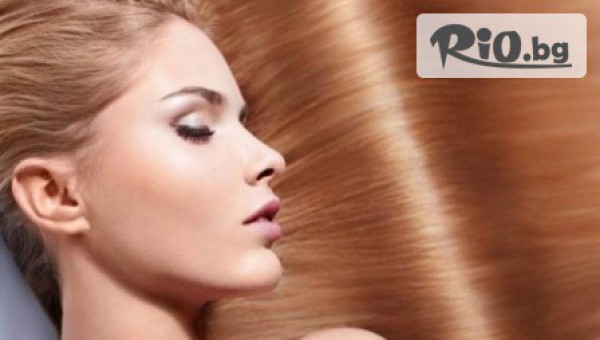 Боядисване с боя на салона, подстригване и терапия за запазване цвета на косата, издухване на цена от 12лв, от Салон за красота Киара