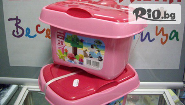 Кубчета с цифри, Строител в кофичка сортер, или Конструктор по избор на цена от 5лв, от Магазин Весели дечица