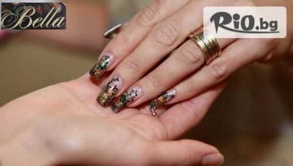 Маникюр с лак на China glaze и 4 декорации или Маникюр с гел лак Depend от 5.90 лв, от Салон за красота BELLA