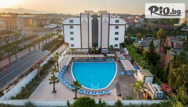 Късно Лято в Orfeus Queen & Spa 4*, Сиде! 7 All Inclusive нощувки в + открит, закрит басейн и 2 водни пързалки, с полет от София