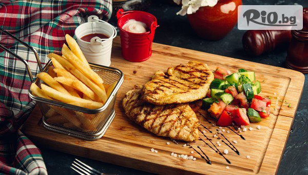 Салата и Основно ястие с гарнитура по избор с 43% отстъпка + музика на живо в Ресторант Иванчов хан