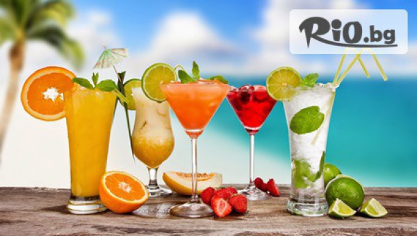 Удължете лятото! Два коктейла по избор, от коктейл листа с 50 вида алкохолни и безалкохолни коктейли само за 3.99лв, от Bar&Dinner Modero