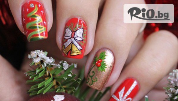 Маникюр с гел лак Bluesky или SNB, плюс декорации само за 9.90лв, от Салон за красота Рени