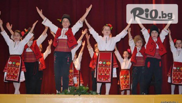 Група "Първи стъпки" по Народни танци за деца от 4-13год - 8 посещения само за 14.99лв, от Детската школа "Дивни танци"