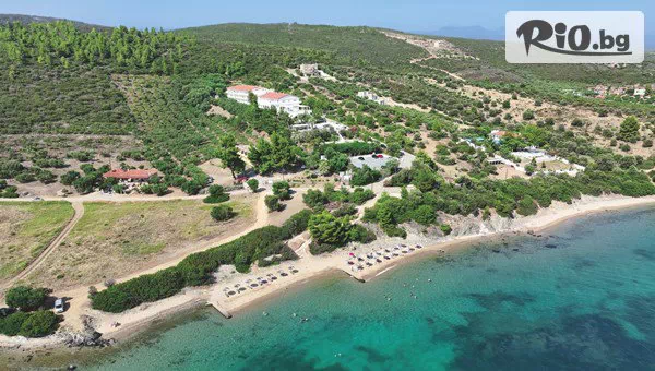 Изгодна лятна почивка на 150 метра от плажа в Bianco Olympico Beach Resort 4*, Ситония, Халкидики! 5 All Inclusive нощувки+ открит басейн, анимация и паркинг до 9 Октомври
