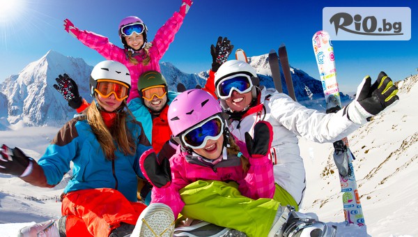 Еднодневен наем на ски или сноуборд оборудване за деца и възрастни + безплатен трансфер до лифта в Банско, от Ски училище Rize