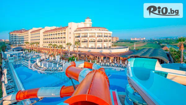 Самолетна почивка в Port River Hotel & SPA 5*, Сиде - Септември и Октомври! 7 Ultra All Inclusive нощувки + открити басейни и водни пързалки