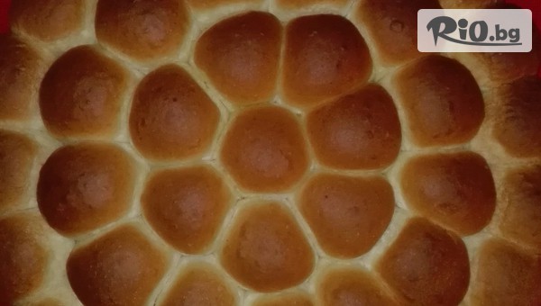 Обредна погача с орнаменти за вашия специален празник- 1, 2 или 3 килограма, от Работилница за вкусотии Рави